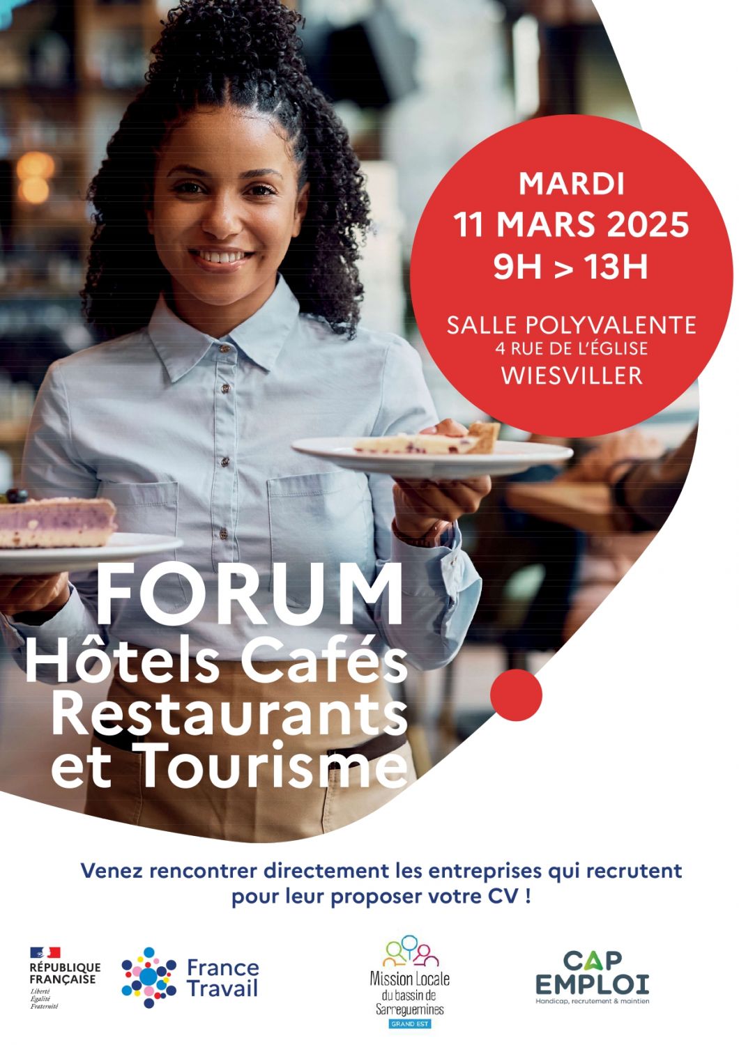 Un forum de l’emploi a lieu à Wiesviller demain