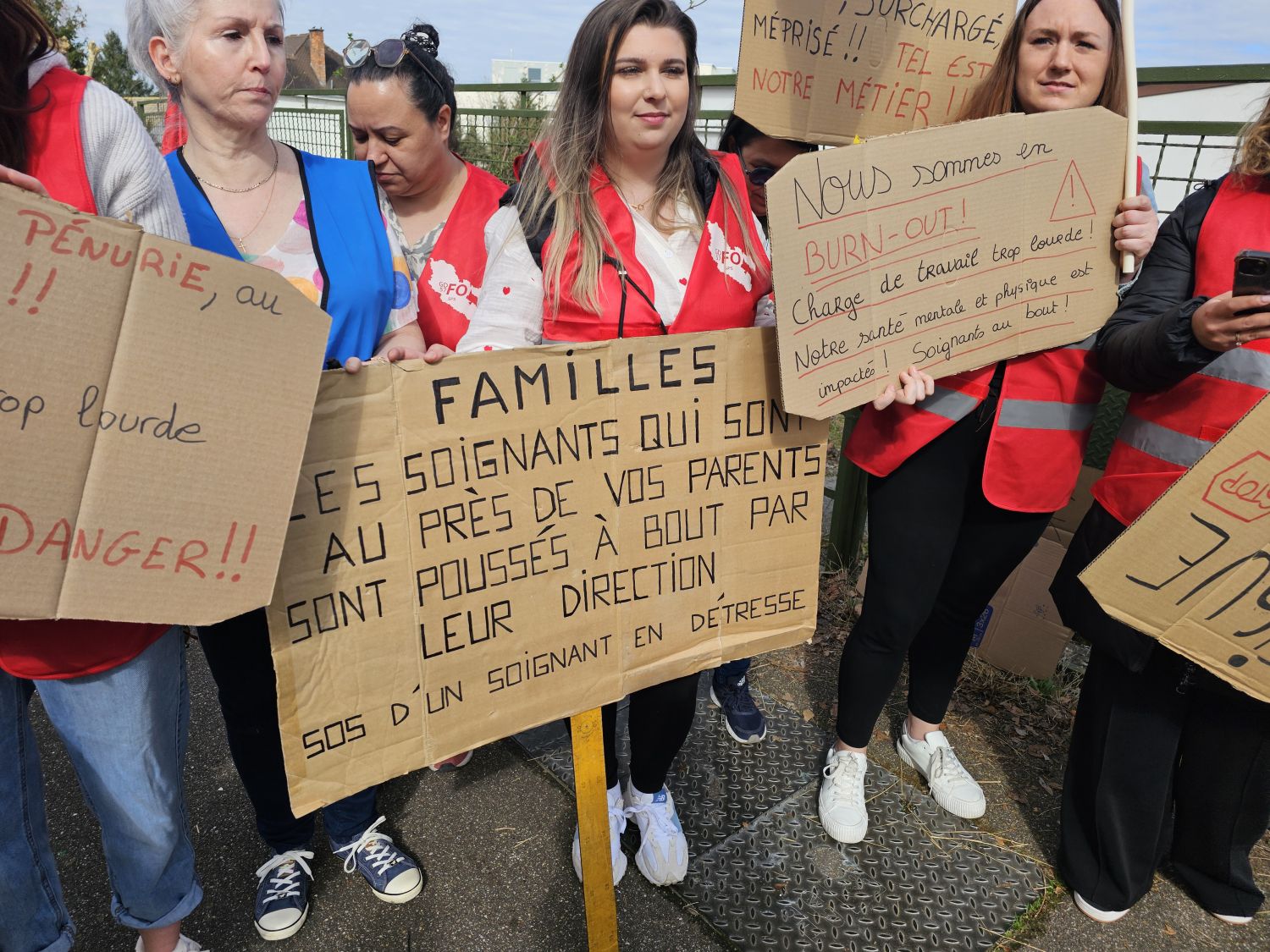 Les aides-soignants du centre médico-gériatrique Saint-François de Forbach sont en grève toute cette semaine