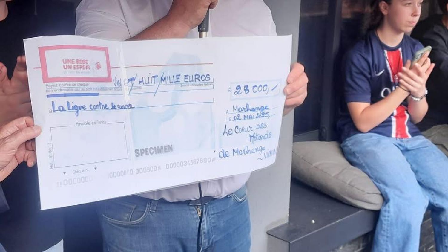 Après l’édition 2025 d’Une Rose Un Espoir, le secteur de Morhange ouvre le bal des remises de chèques