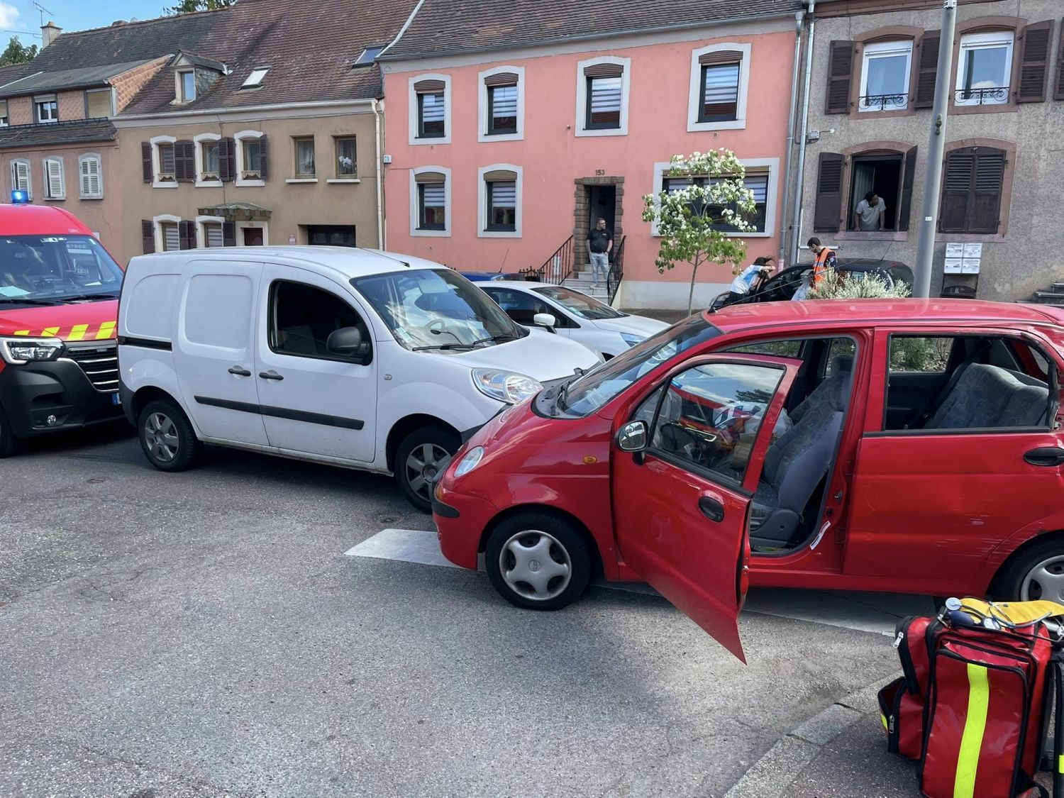 Un accident entre 4 véhicules s’est produit à Sarreguemines