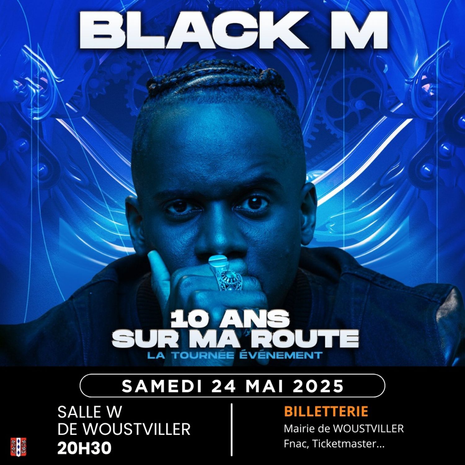 Il reste encore des places pour le concert de Black M samedi à Woustviller