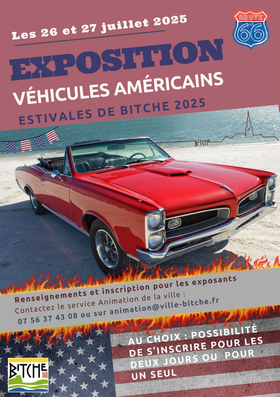 La ville de Bitche recherche des propriétaires de véhicules américains
