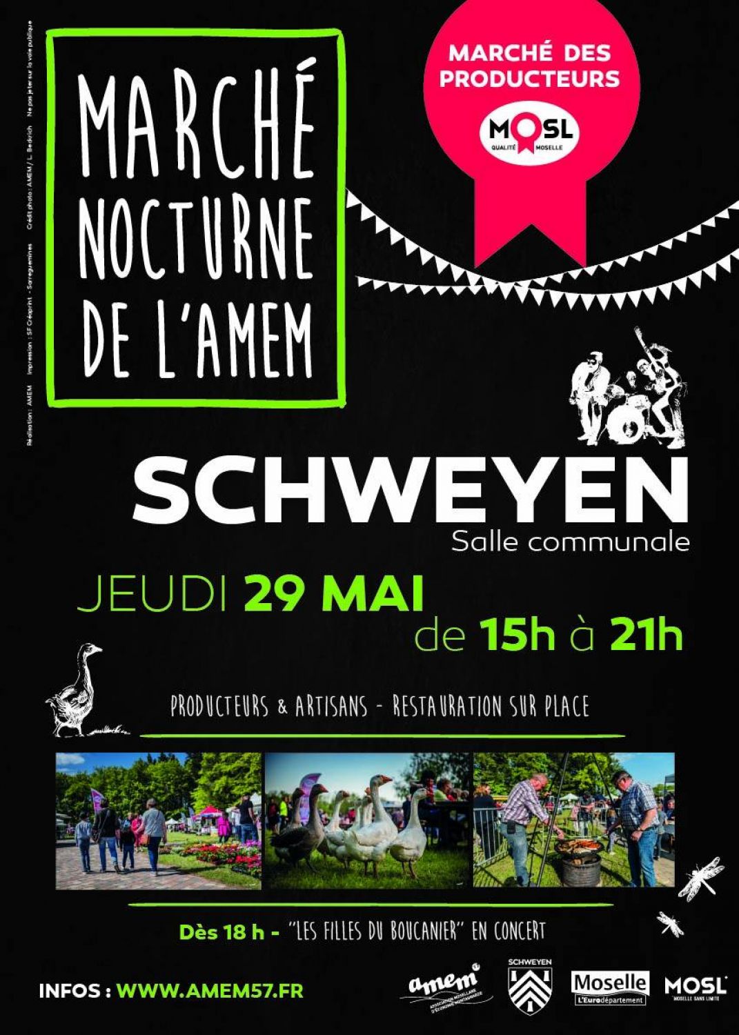 Le marché nocturne de l’AMEM a lieu à Schweyen en ce jeudi de l'Ascension