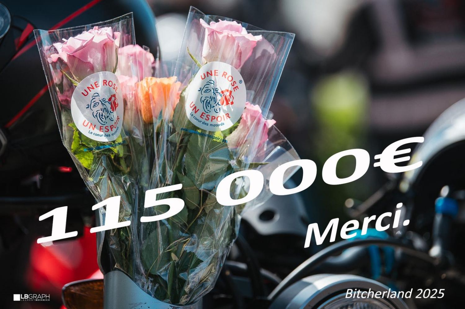 115 000€ ont été récoltés par Une Rose Un Espoir secteur Bitcherland