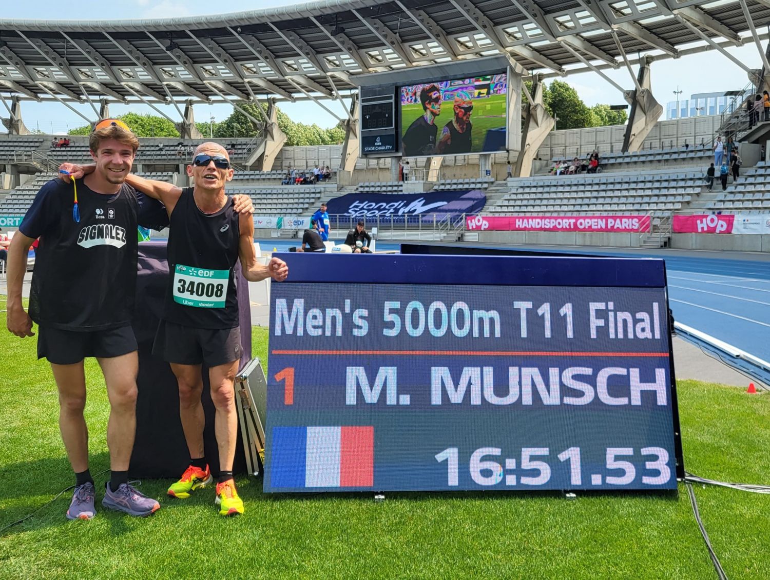 Nouvelle victoire pour l’athlète handisport Michel Munsch