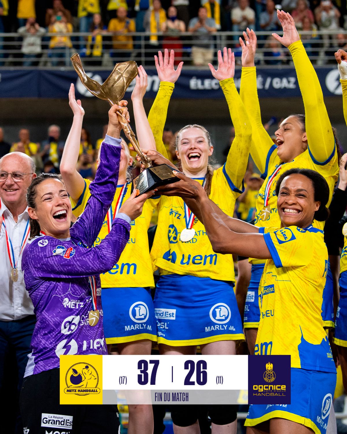 Metz Handball conclu sa saison en beauté