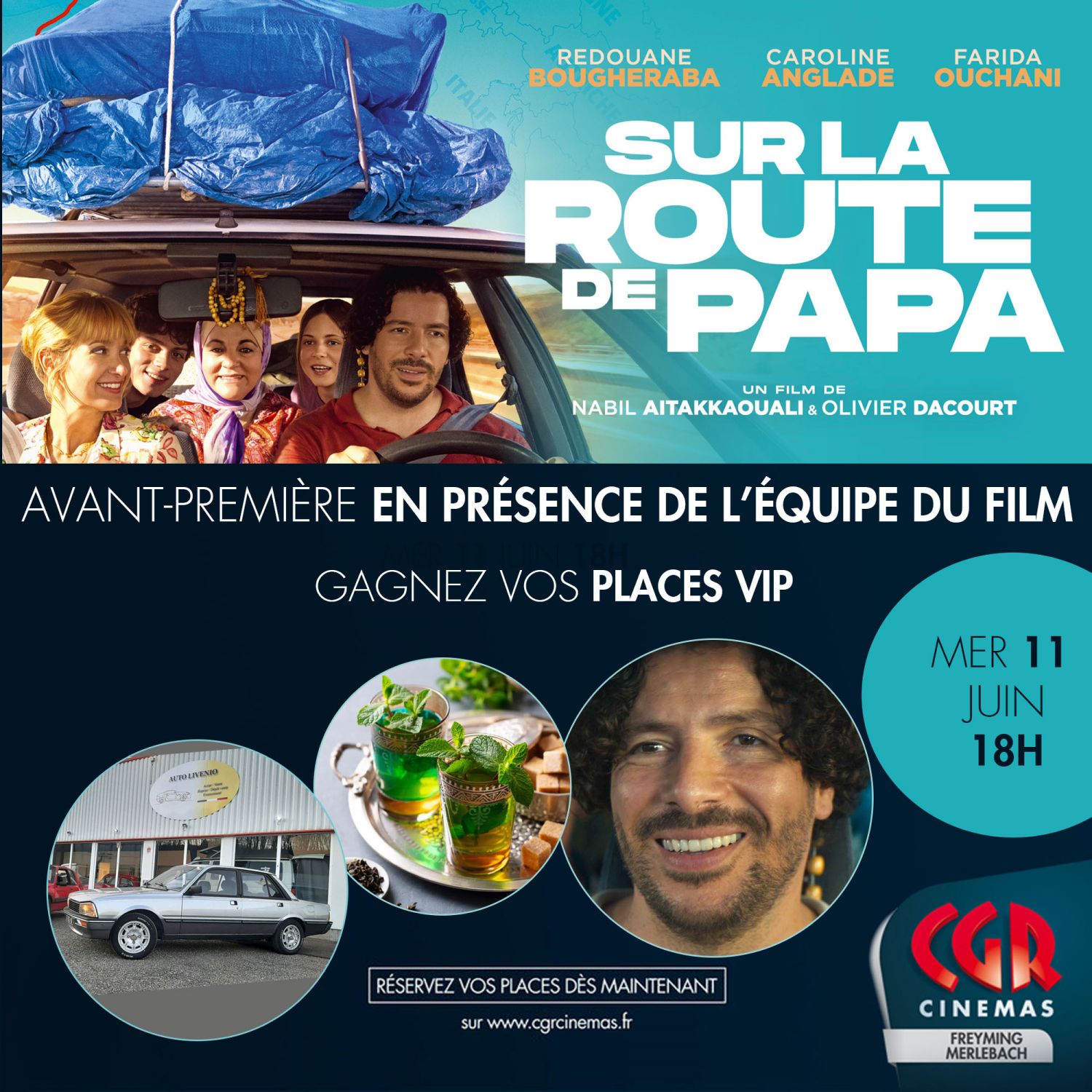 Redouane Bougheraba sera au Méga Kiné de Freyming-Merlebach mercredi