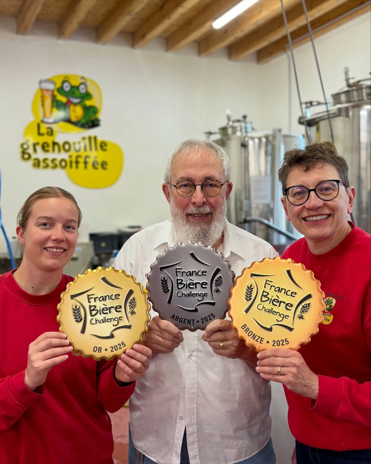 La brasserie locale « La Grenouille Assoiffée » de Vahl-lès-Bénestroff réalise un triplé au concours « France Bière Challenge »