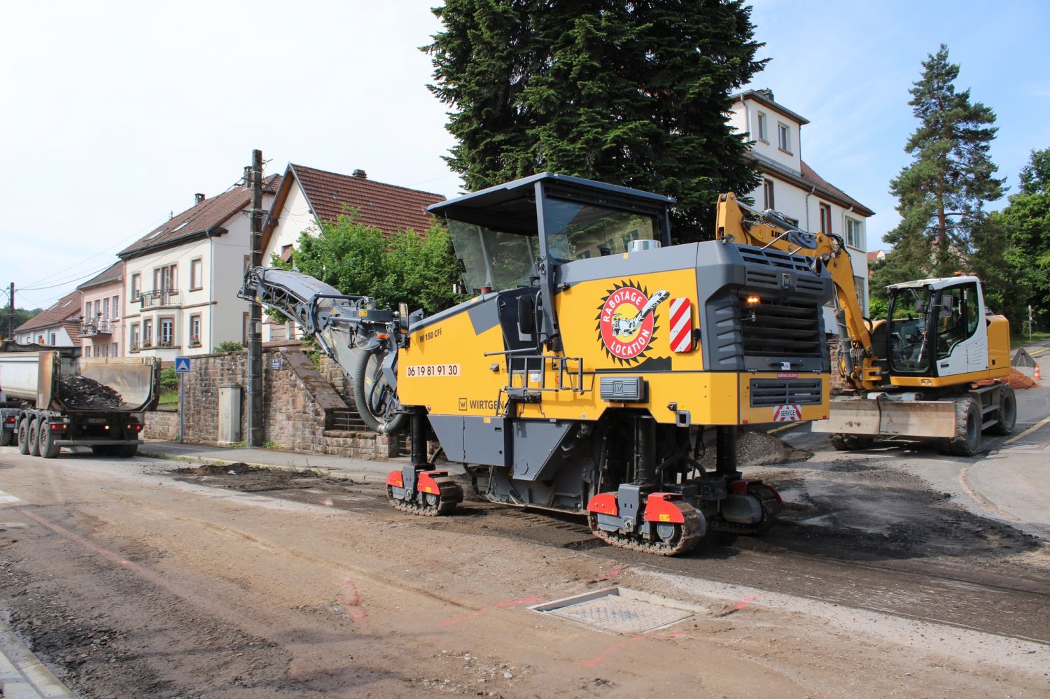Des travaux de rénovation de la voirie sont en cours à Bitche