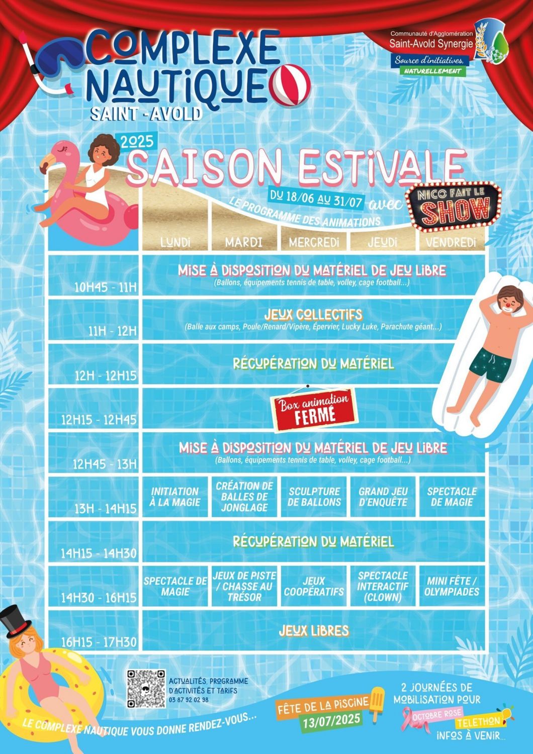 La saison estivale démarre ce mercredi au complexe nautique de Saint-Avold