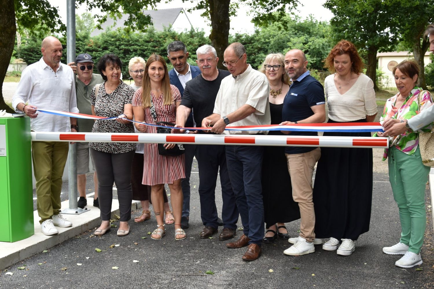 L’aire de camping-car a été inaugurée à Saint-Avold