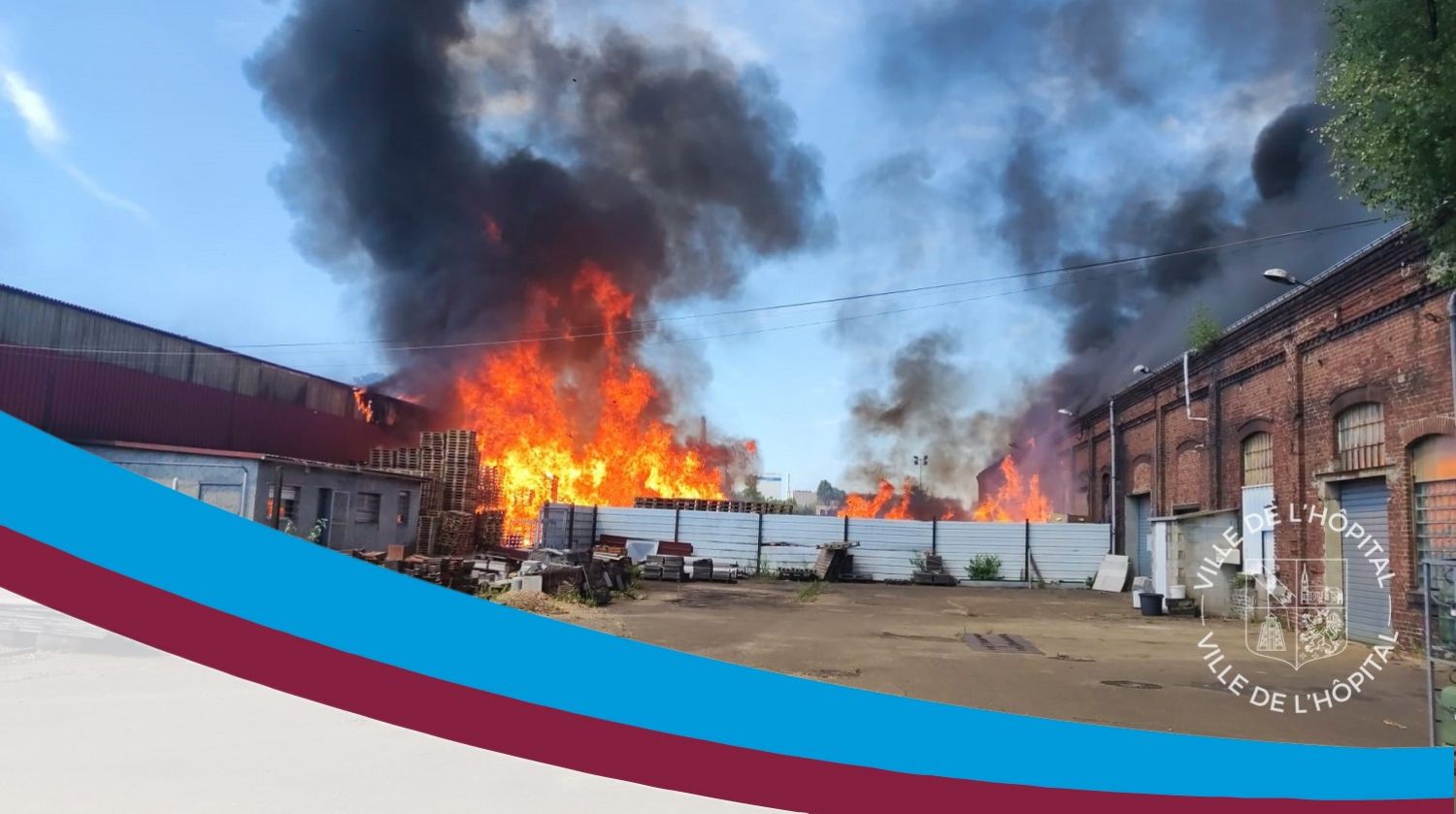 Un incendie s'est déclaré vendredi au niveau de l’entreprise Tripalettes de Saint-Avold