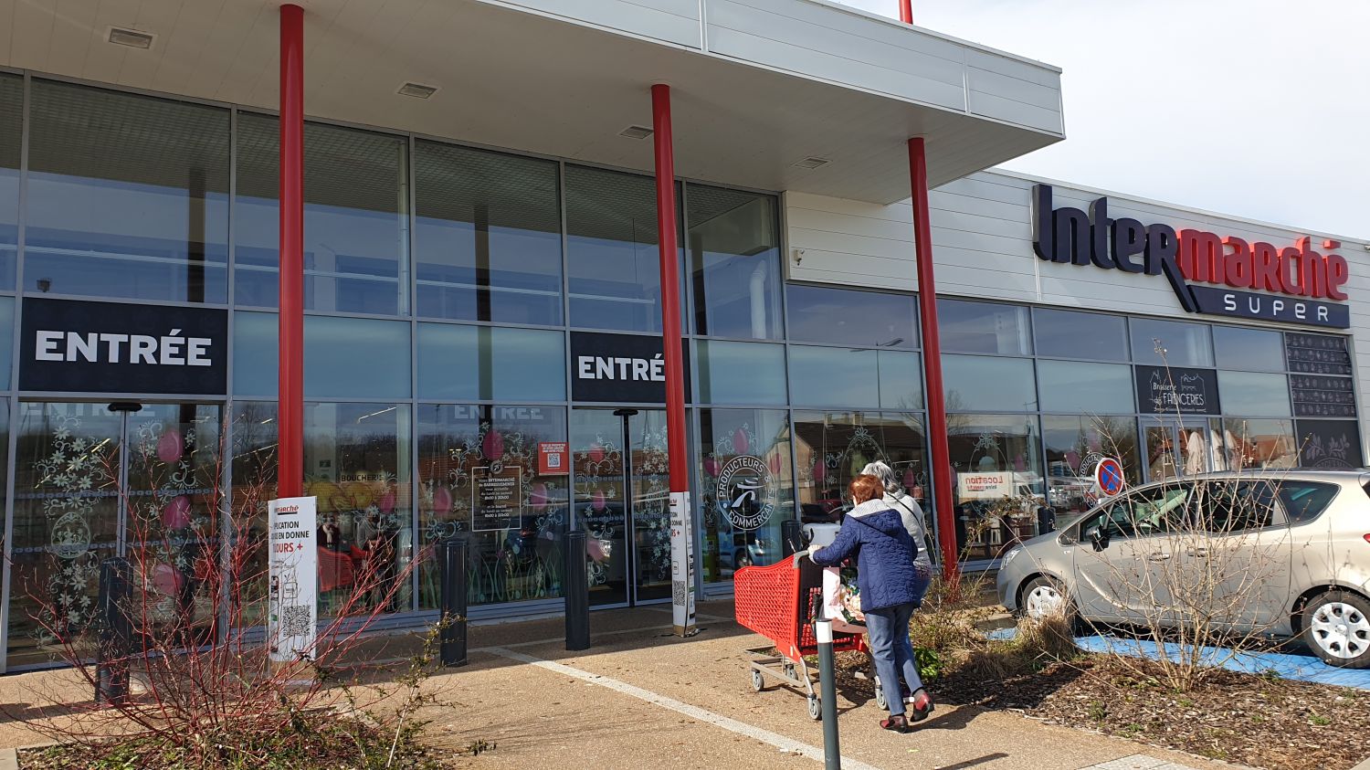 Des nouvelles places de parking pour le magasin Intermarché de Sarreguemines