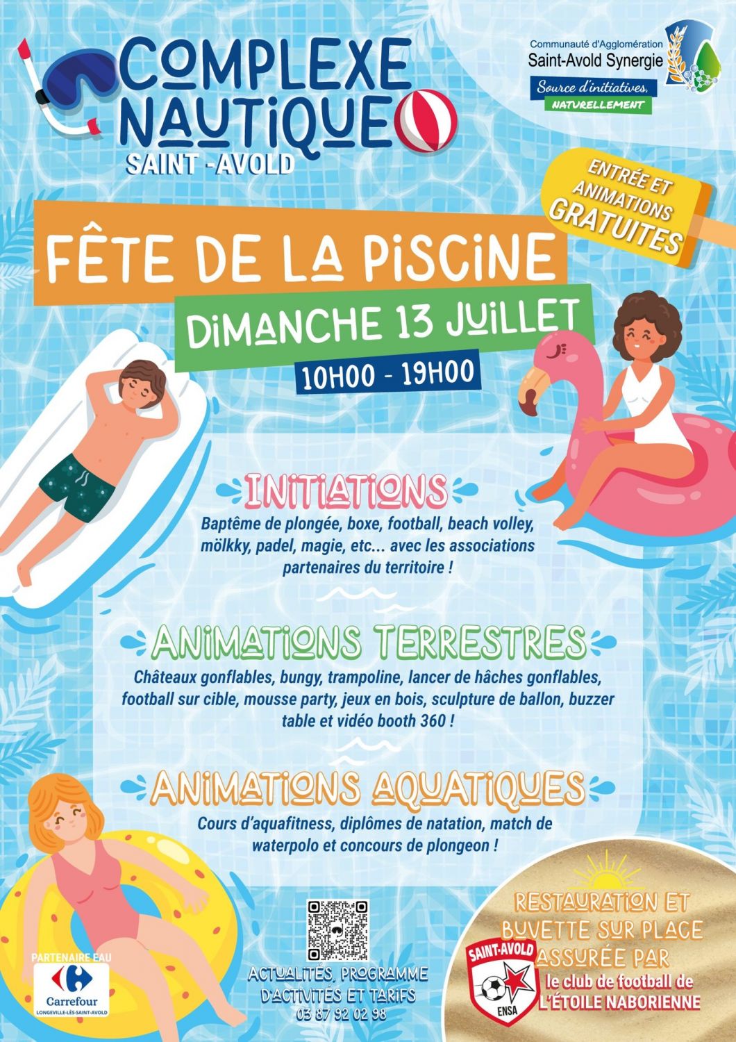 Le centre nautique de Saint-Avold vous donne rendez-vous dimanche pour la fête de la piscine