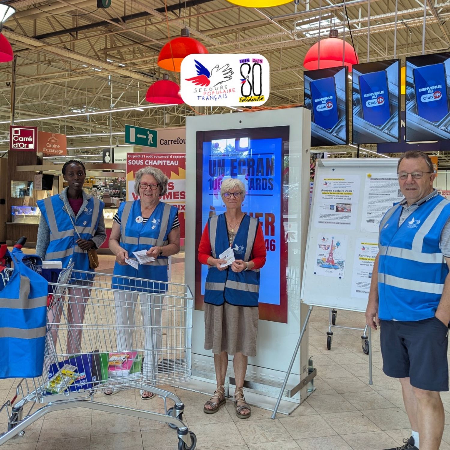 Le Secours Populaire organise une collecte de fournitures scolaires à Sarreguemines