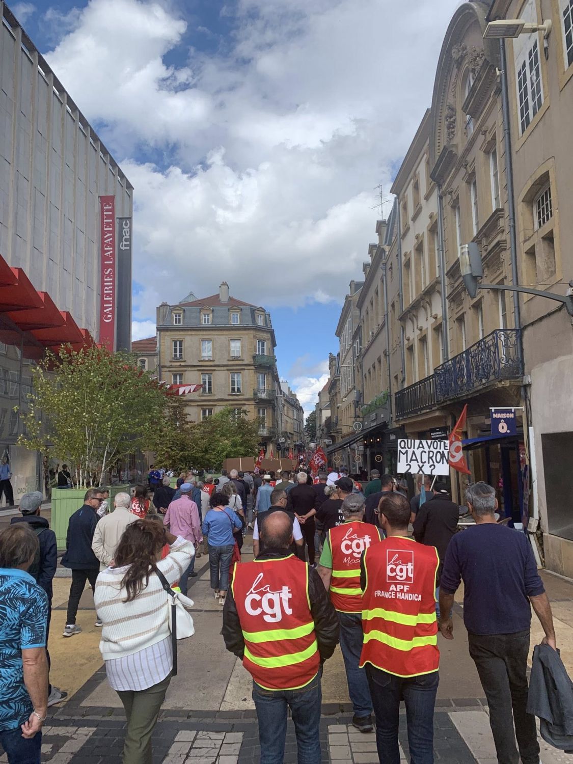 Les manifestations ont réuni du monde à la date du 10 septembre dans la région