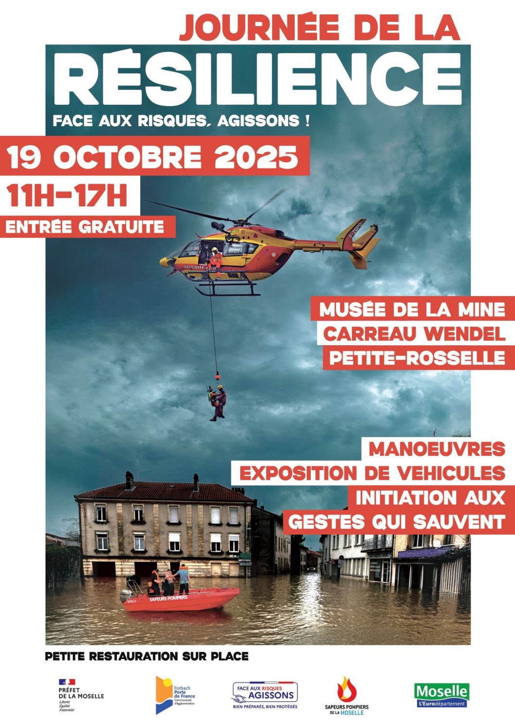 Petite-Rosselle : une journée de la résilience pour apprendre à faire face aux catastrophes naturelles