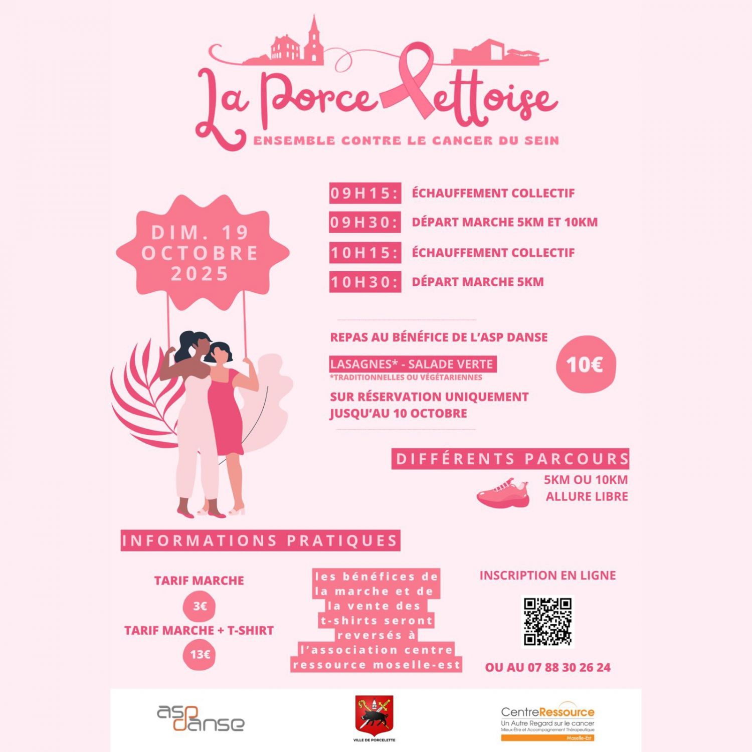 La commune de Porcelette se mobilise pour Octobre Rose