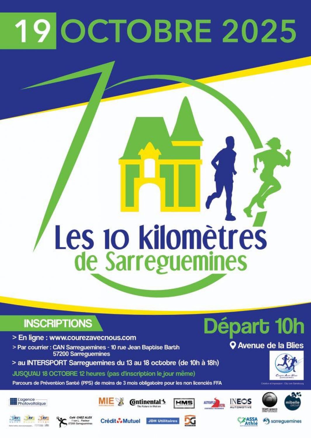 J-5 avant Les 10km de Sarreguemines