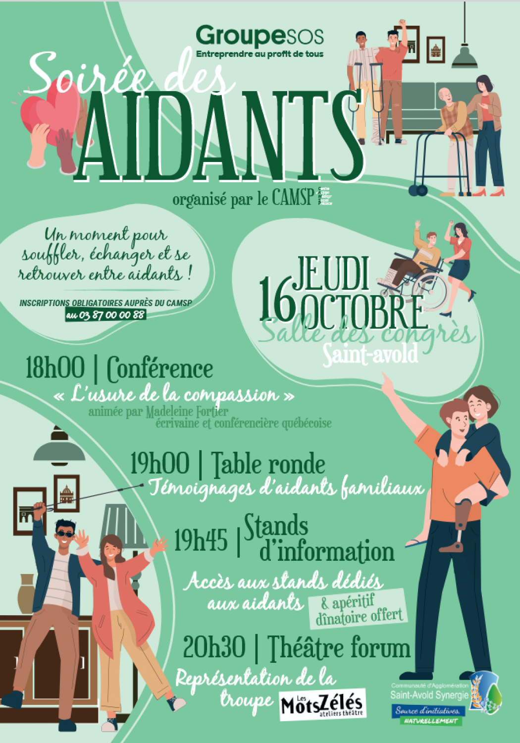 Une soirée des aidants a lieu jeudi soir à Saint-Avold