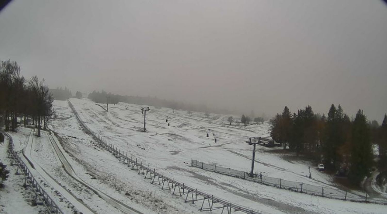 Il a beaucoup neigé sur les Vosges ce lundi