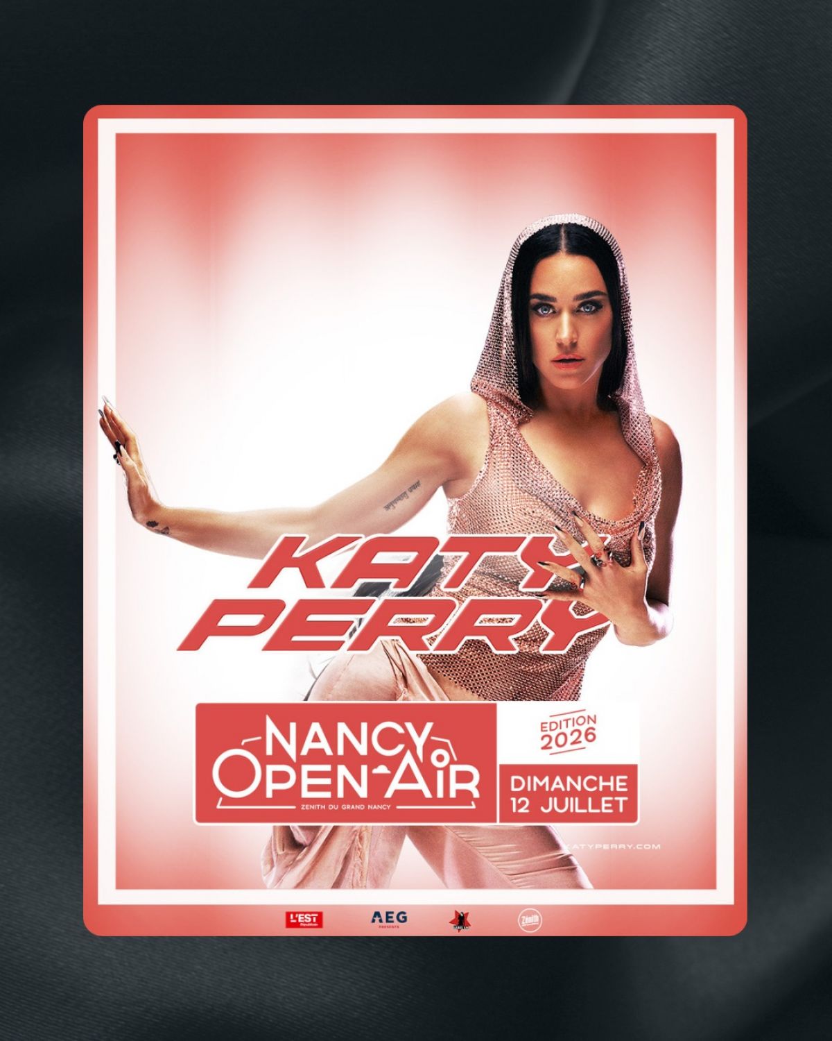 La chanteuse Katy Perry est annoncée au Nancy Open Air
