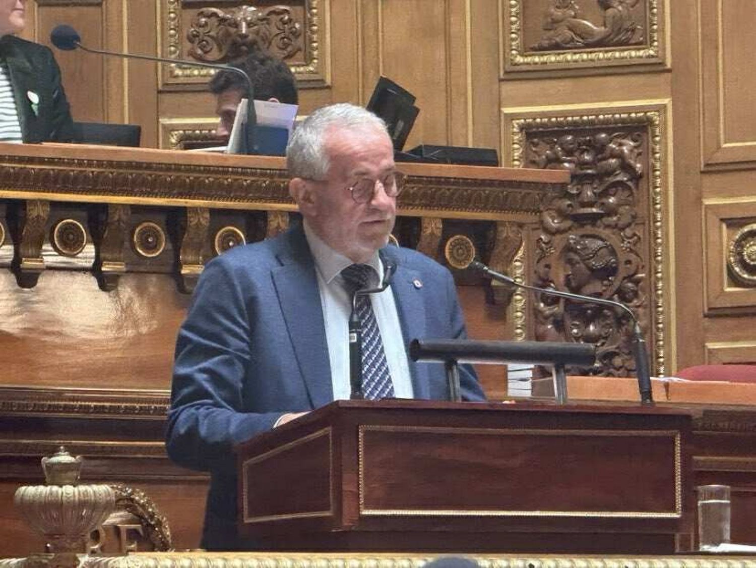 Marc Séné a fait sa première intervention au Sénat