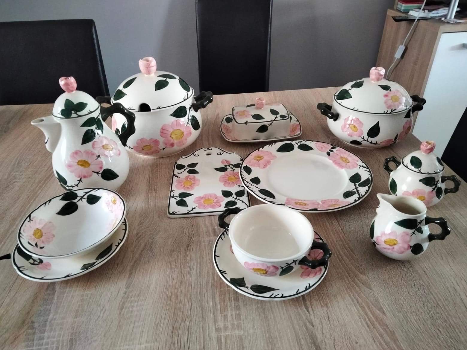 Cocotte Vintage Villeroy & Boch Wild Rose – Poêle Couverte électrique/gaz