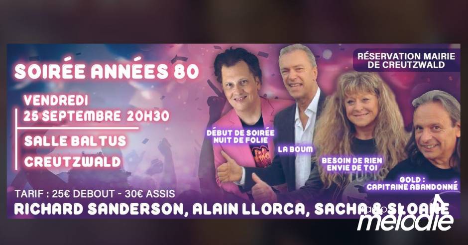 Ambiance années 80 à Creutzwald - Radio Mélodie