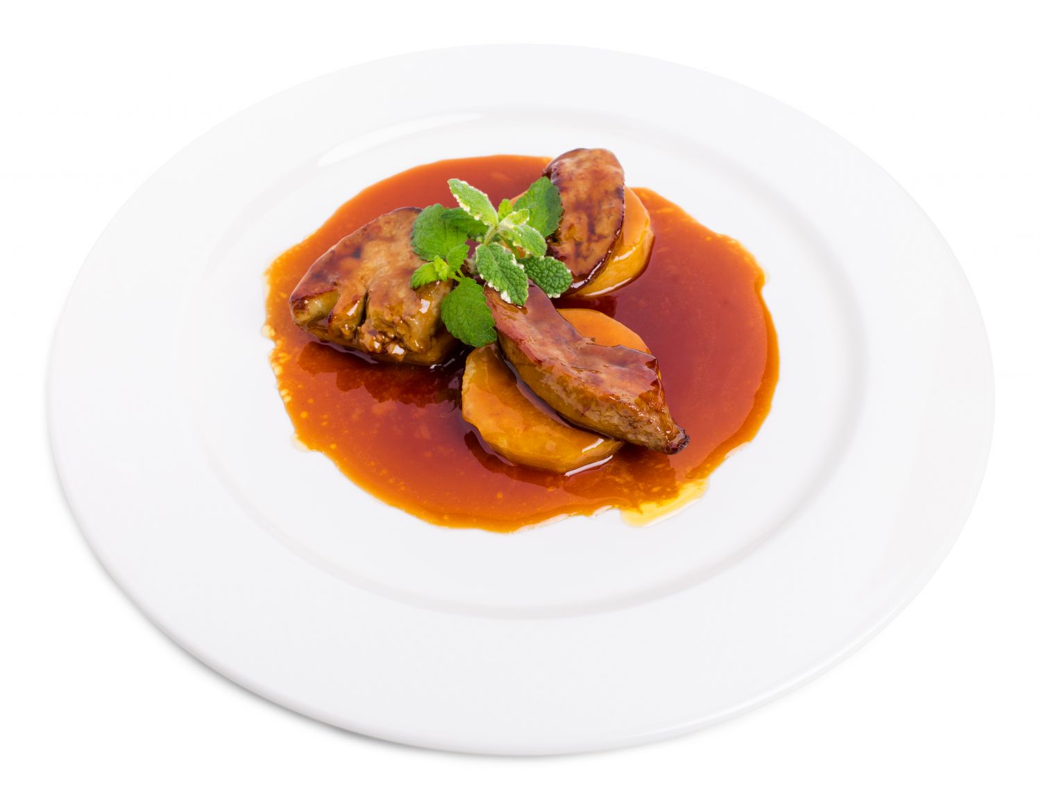 Le Panier du Chef Foie gras de canard et compote de poires au pain d