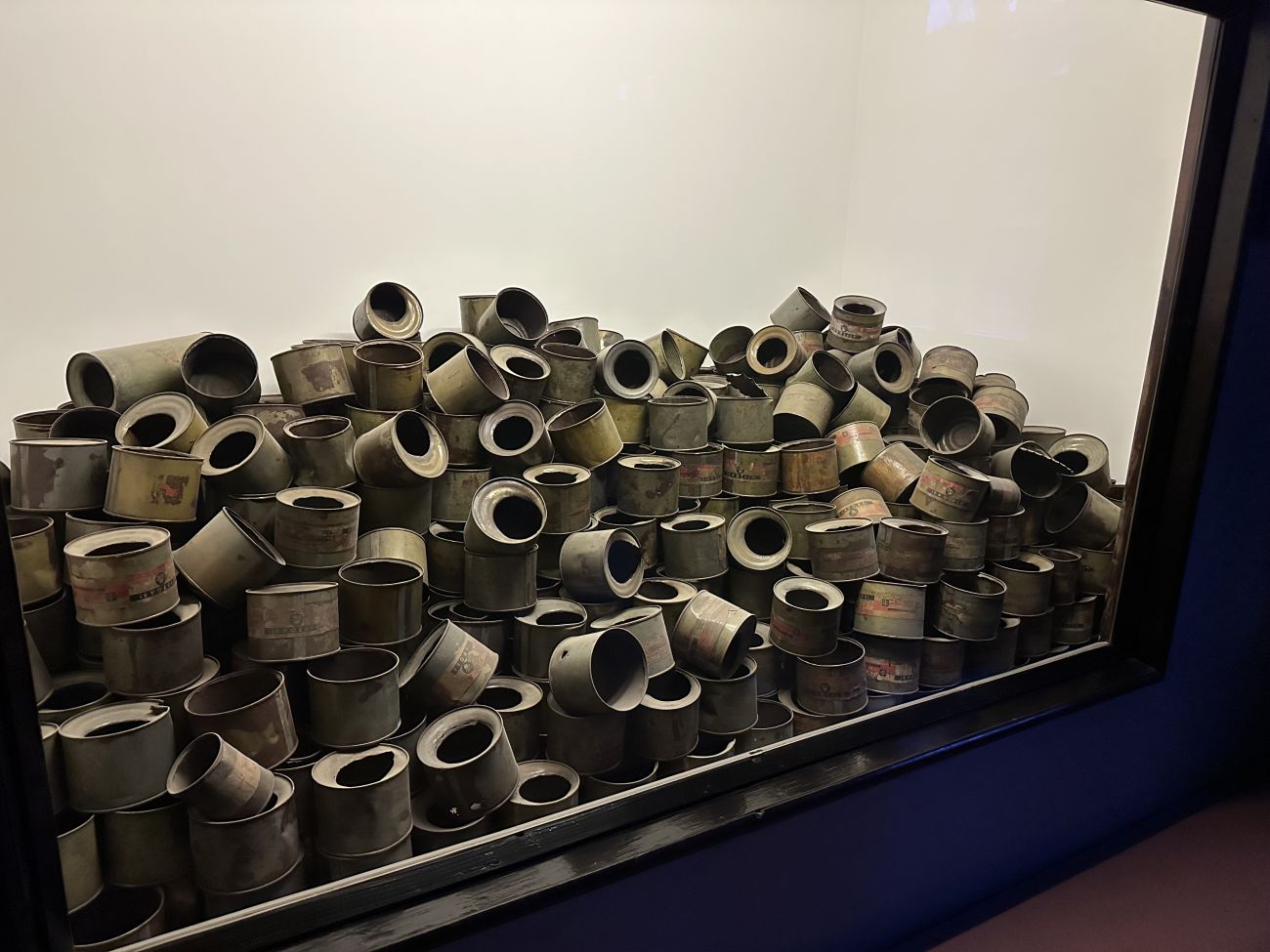 bo&icirc;te contenant les cristaux de Zyklon B