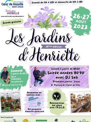 Les Jardins d'Henriette, c'est ce week-end à Saint-Avold