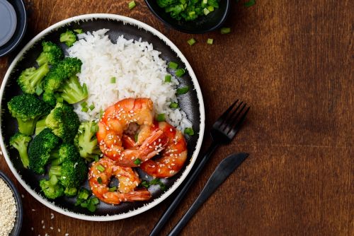 Crevettes teriyaki