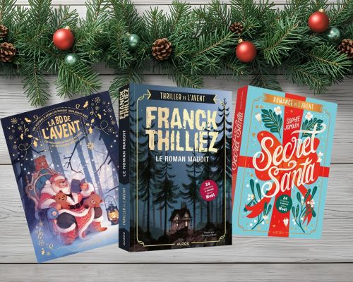 Des livres en guise de calendriers de l’Avent Des livres en guise de calendriers de l’Avent