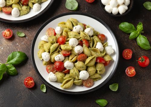 Salade de pâtes au pesto